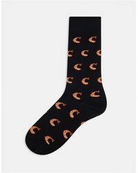 PS by Paul Smith - Paul Smith Socks With All Over Prawn Print - Lyst