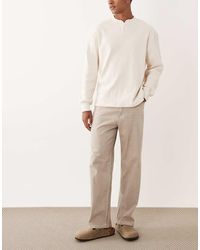 Jack & Jones - Vaqueros Gris Claro Holgados Con Detalle De Bolsillo Alex De -Azul - Lyst