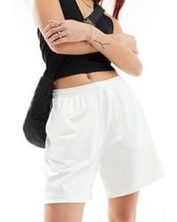 Weekday - Ada Track Shorts With Pull-on Elasticated Waistband - Lyst