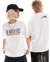 The North Face - Camiseta blanca con logo retro 1966 - Lyst