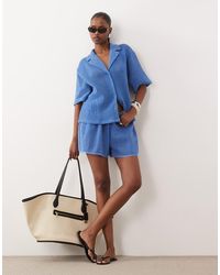 ASOS - Open Knit Shorts With Cornelli Detail - Lyst