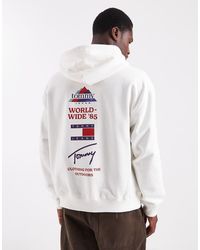 Tommy Hilfiger - Chest Flag Logo Hoodie - Lyst