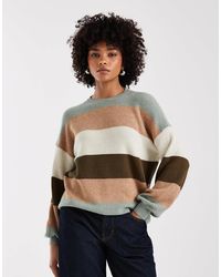 ONLY - – gestreifter pullover - Lyst
