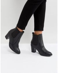 new look black leather boots