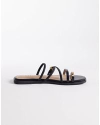 Raid - Moon Flat Sandals With Metal Detail - Lyst