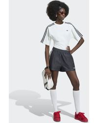 adidas Originals - Summer Glow Denim Shorts - Lyst