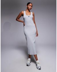 Barbour - Chicago Logo Racer Back Midi Dress - Lyst