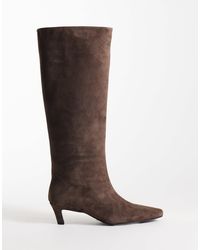 Tony Bianco - Evysa Kitten Heel Square Toe Boots - Lyst
