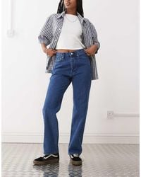 Obey - Vaqueros Azules De Corte Slim Con Lavado Oscuro Everyday De - Lyst