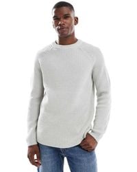 New Look - Fisherman Knit Jumper - Lyst