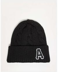 Aape By A Bathing Ape - Aape By A Bathing Ape Cable Knitted Beanie - Lyst