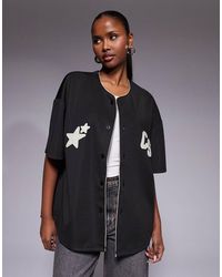 Courtside - Boxy Baseball Jersey - Lyst