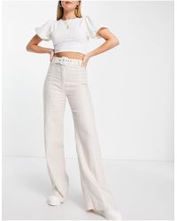 & Other Stories - Belted Wide Leg Trousers - Lyst