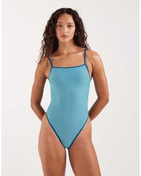Nike - Nike Square Neck Swimsuit - Lyst