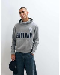ASOS - Relaxed Hoodie With Fa England Three Lions Print - Lyst