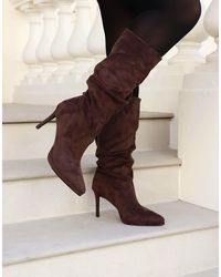 SIMMI - Clarke Ruched Boots - Lyst