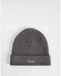 Dime - Rippstrick-mütze mit logo - Lyst