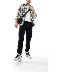 Jack & Jones - Tapered Cuffed Cargo Trousers - Lyst