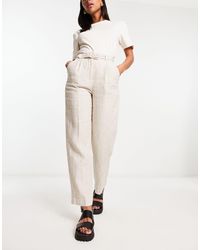 & Other Stories - Belted Linen Pants - Lyst