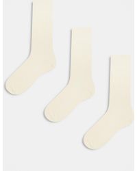 ARKET - 3 Pack Premium Ribbed Ankle Socks - Lyst