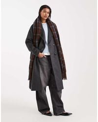Vero Moda - Oversized Maxi Wool Mix Coat - Lyst