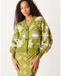 Never Fully Dressed - Knitted Cardigan Co-ord - Lyst