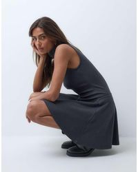 ASOS - Supersoft Circle Mini Dress - Lyst