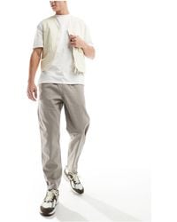 New Look - Linen Blend Pull On Pants - Lyst