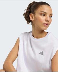 adidas Originals - Adi365 Running Essentials Crop T-shirt - Lyst