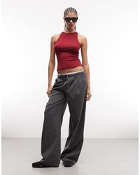 Weekday - Hoogsluitende Tanktop - Lyst