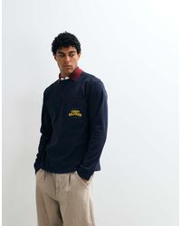 Tommy Hilfiger - Varsity Logo Long Sleeve Boxy T-shirt - Lyst