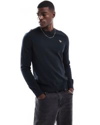 Paul Smith - Crew Neck Knit Jumper With Icon Zebra Logo - Lyst