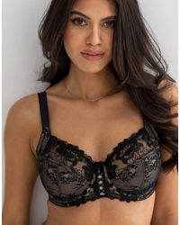 Pour Moi - Sofia Lace Embroidered Side Support Bra D - Lyst