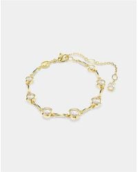 Swarovski - Imber Tennis Bracelet, Mixed Round Cuts, -Tone Plated - Lyst