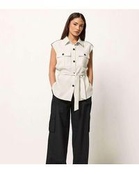 PixieGirl - Petite Cargo Wide Leg Trousers - Lyst