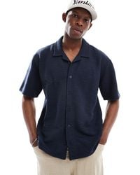 Threadbare - – kurzärmliges hemd aus struktur-jersey - Lyst