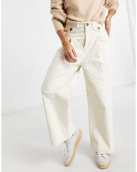 Monki Kimmy Cotton Cord Trousers in 