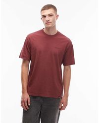 Dickies - Camiseta Lavado Con Logo En La Parte Izquierda Del Pecho Plentywood De -Rojo - Lyst