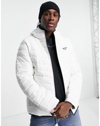 hollister puffer jacket mens