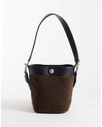 Lacoste - Fleece Bucket Bag With Tennis Detail And Contrast Edge - Lyst
