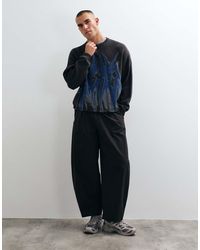 Weekday - Oversized Jumper With Spike Graphic - Lyst