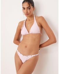 Mango - Stud Detail Bikini Bottom - Lyst
