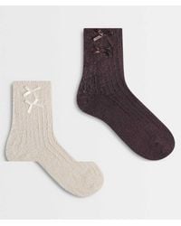 Boux Avenue - 2 Pack Cosy Rib Socks - Lyst