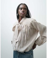ASOS - Pussybow Blouse - Lyst