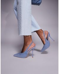 SIMMI - Simmi London Bexley Heeled Court Shoes - Lyst