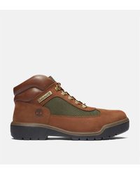 Timberland - Botas De Senderismo Tobilleras Marrón Impermeables Con Cordones De - Lyst