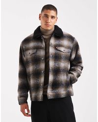 Veste Levi's Sherpa - Veste De Camionneur En Denim Noir Pour Homme, Neuf Avec étiquettes