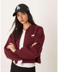 Calvin Klein - Cropped Double Zip Jacket - Lyst