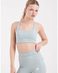 adidas Originals - Optime Medium Support Sports Bra - Lyst