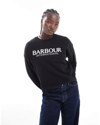Barbour - – franchesca – sweatshirt - Lyst